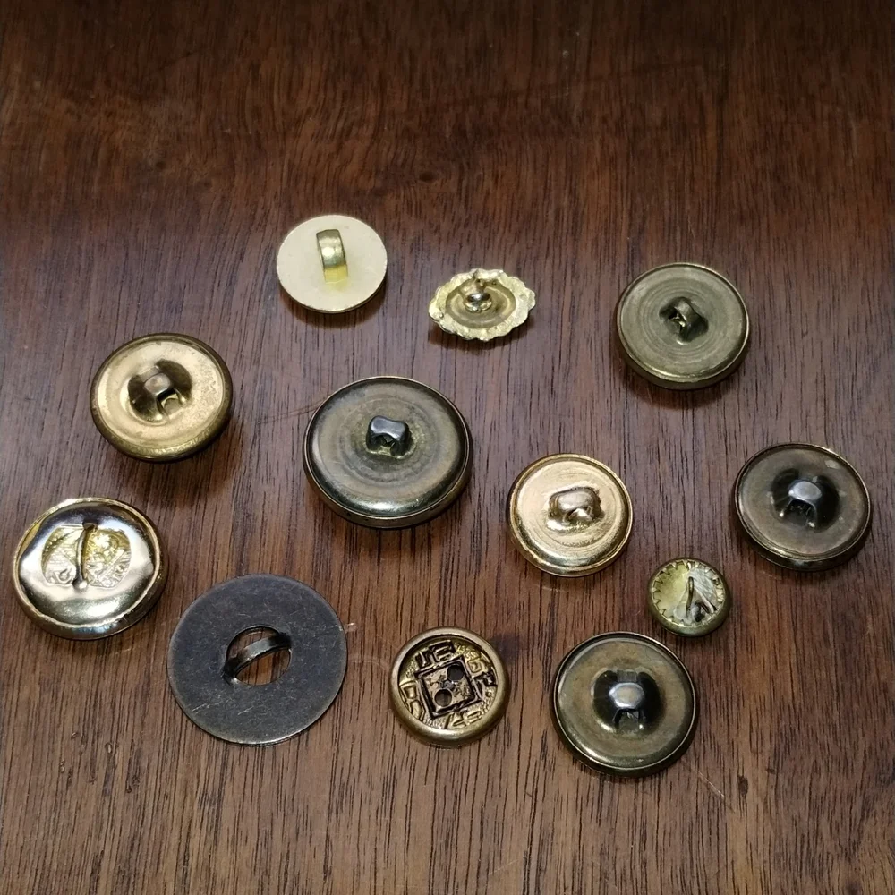 Assorted Gold Buttons